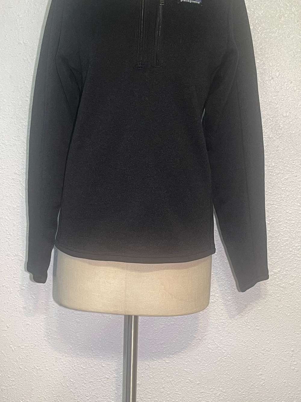Patagonia men’s better Black Quarter-Zip Fleece Pullover size small - Picture 5 of 6